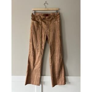 Very Vera Wang Y2K Embellished Women's Flare Pants Size P8